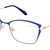 Blue Full Rim Cat Eye Eyeglasses J2290