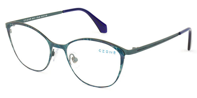 Blue Full Rim Cat Eye Eyeglasses M1211