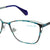 Blue Full Rim Cat Eye Eyeglasses U2228