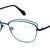 Blue Full Rim Cat Eye Eyeglasses U2231