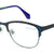 Blue Full Rim Oval Eyeglasses A1178