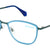 Blue Full Rim Oval Eyeglasses E1188