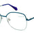 Blue Full Rim Oval Eyeglasses Q2235
