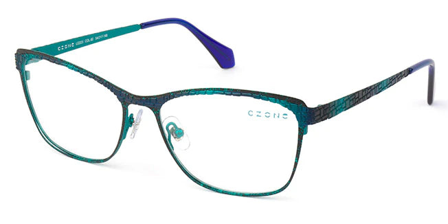 Blue Full Rim Oval Eyeglasses U2223
