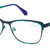 Blue Full Rim Oval Eyeglasses U2223