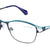 Blue Full Rim Rectangle Eyeglasses E2220
