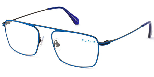 Blue Full Rim Rectangle Eyeglasses U1201