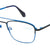 Blue Full Rim Square Eyeglasses A3210