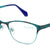 Blue Full Rim Square Eyeglasses E2222