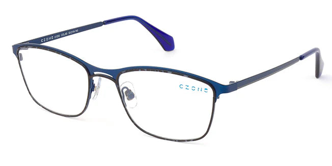 Blue Full Rim Square Eyeglasses U1200