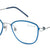 Blue Full Rim Square Eyeglasses X2267