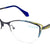 Blue Semi-Rimless Cat Eye Eyeglasses E4135