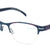 Blue Semi-Rimless Square Eyeglasses E3212