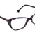 Blue Transparent Full Rim Cat Eye Eyeglasses LL186