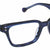 Blue Transparent Full Rim Square Eyeglasses LL129