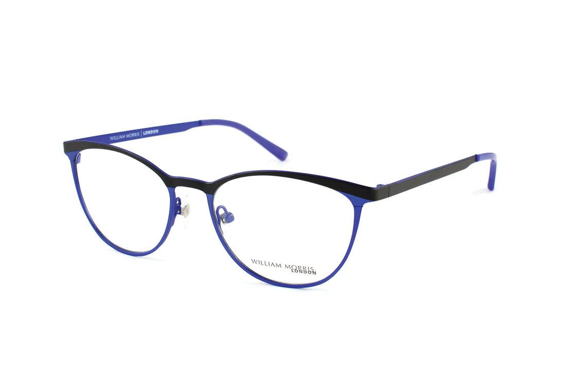 Blue Transparent Full Rim Rectangle Eyeglasses WM6998