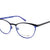 Blue Transparent Full Rim Rectangle Eyeglasses WM6998