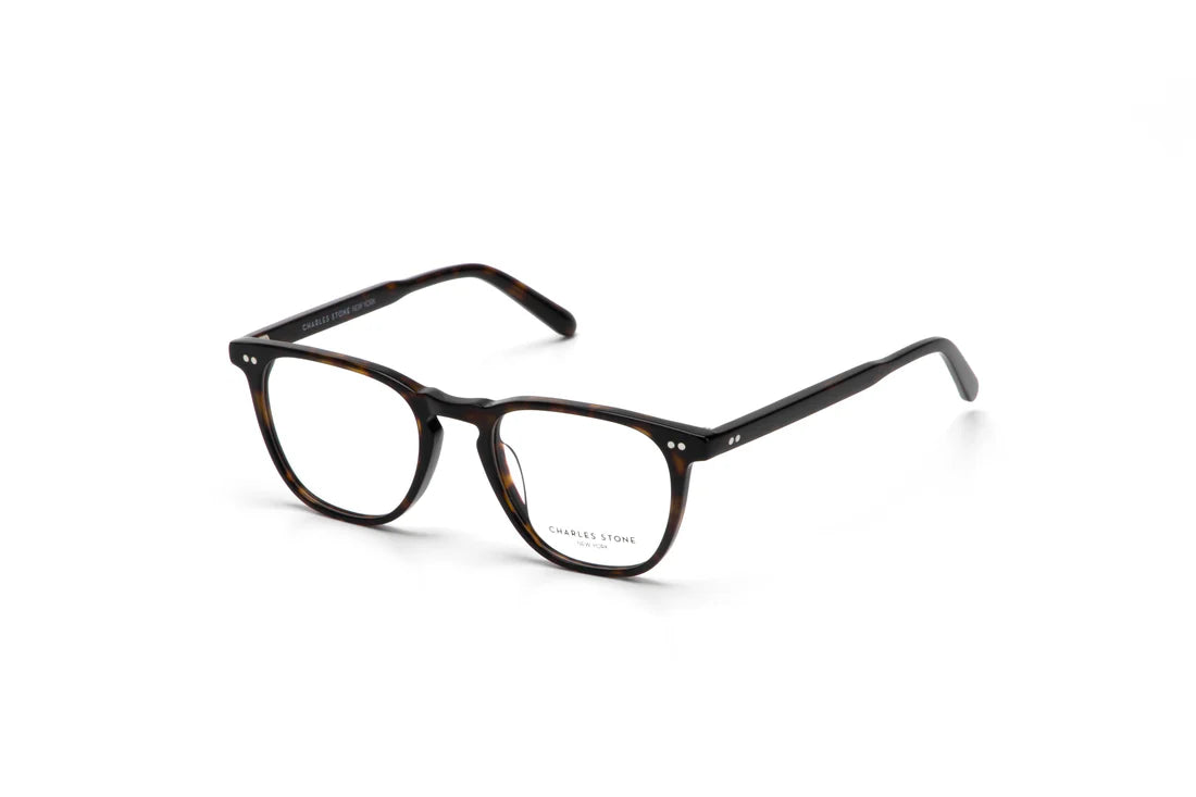 Brown Full Frame Rectangle Eyeglasses CSNY30085