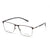 Brown Full Frame Rectangle Eyeglasses CSNY30088