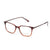 Brown Full Frame Rectangle Eyeglasses CSNY30090