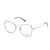 Brown Full Frame Rectangle Eyeglasses CSNY30103