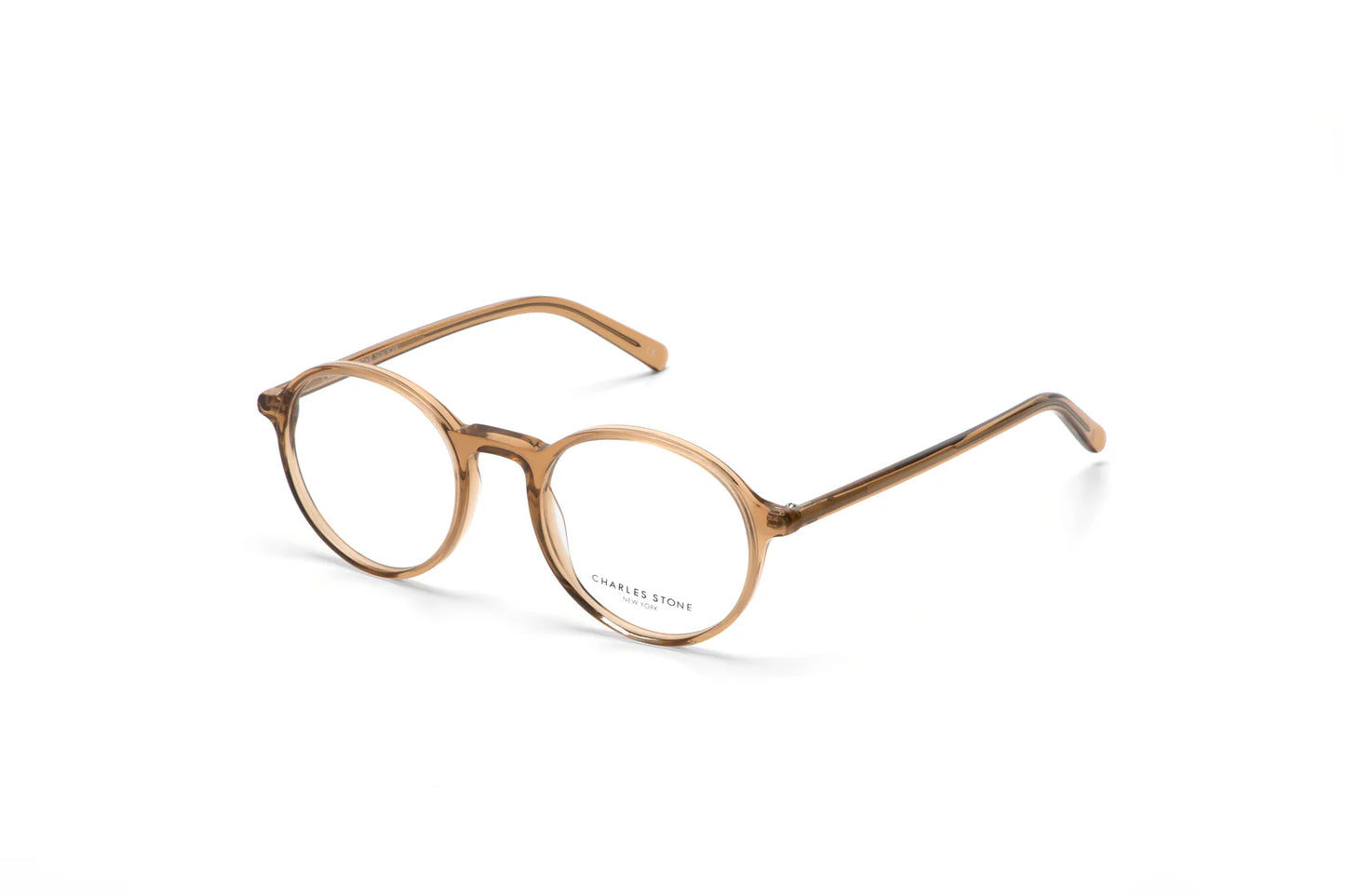 Brown Full Frame Round Eyeglasses CSNY30117