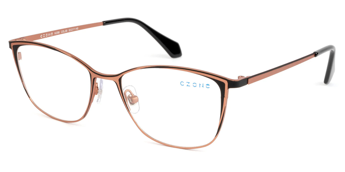 Brown Full Rim Cat Eye Eyeglasses X2285