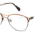 Brown Full Rim Oval Eyeglasses J1218