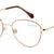 Brown Full Rim Oval Eyeglasses W2255