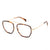 Brown Full Rim Rectangle Eyeglasses BLJAMES
