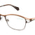 Brown Full Rim Rectangle Eyeglasses E2220