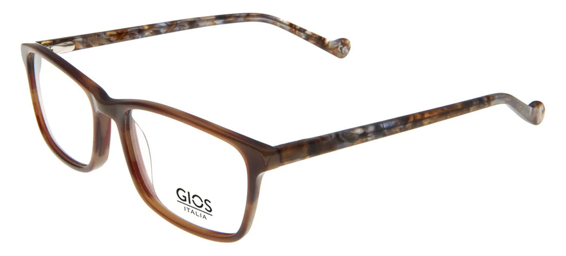 Brown Full Rim Rectangle Eyeglasses GI GRF500110