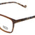 Brown Full Rim Rectangle Eyeglasses GI GRF500110