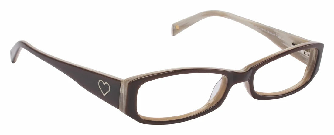 Brown Full Rim Rectangle Eyeglasses LL112