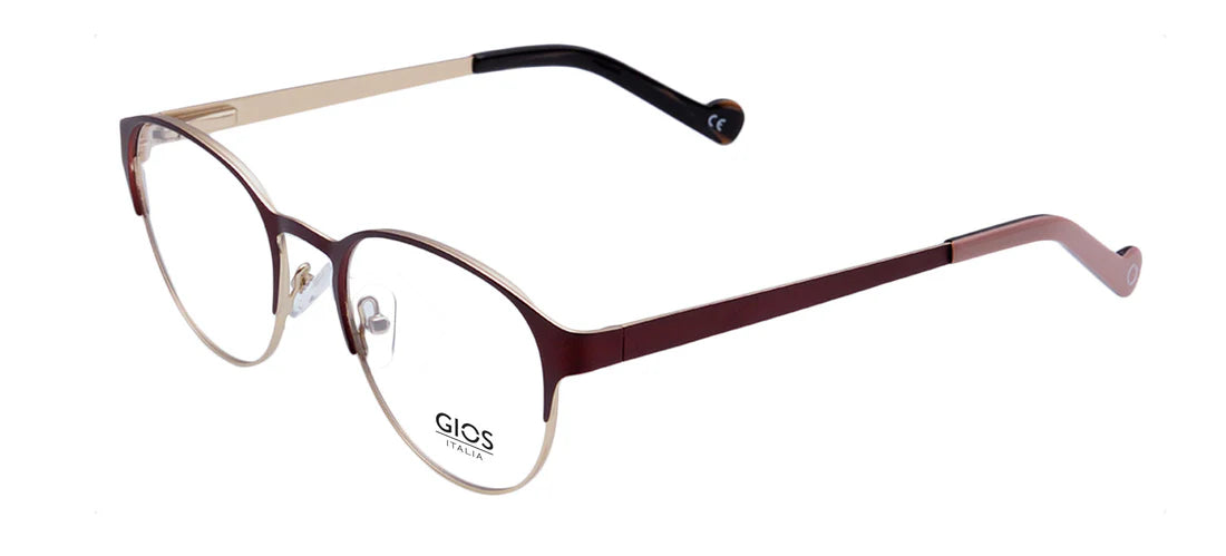 Brown Full Rim Round Eyeglasses GI LP100035