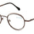 Brown Full Rim Round Eyeglasses W2260