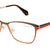 Brown Full Rim Square Eyeglasses A2214