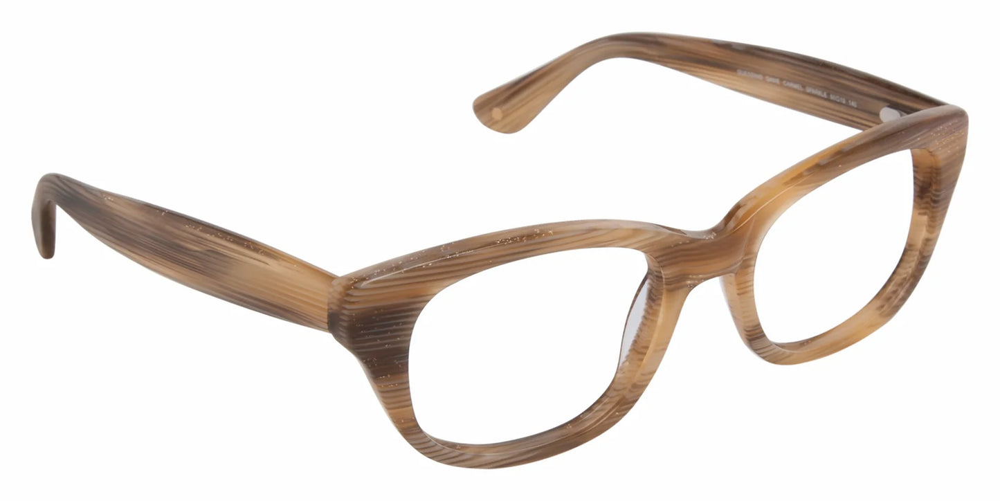 Brown Full Rim Square Eyeglasses LL118