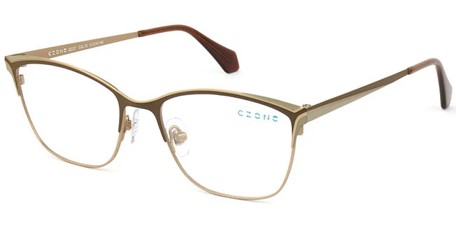 Brown Full Rim Square Eyeglasses Q2237