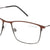 Brown Full Rim Square Eyeglasses X2270