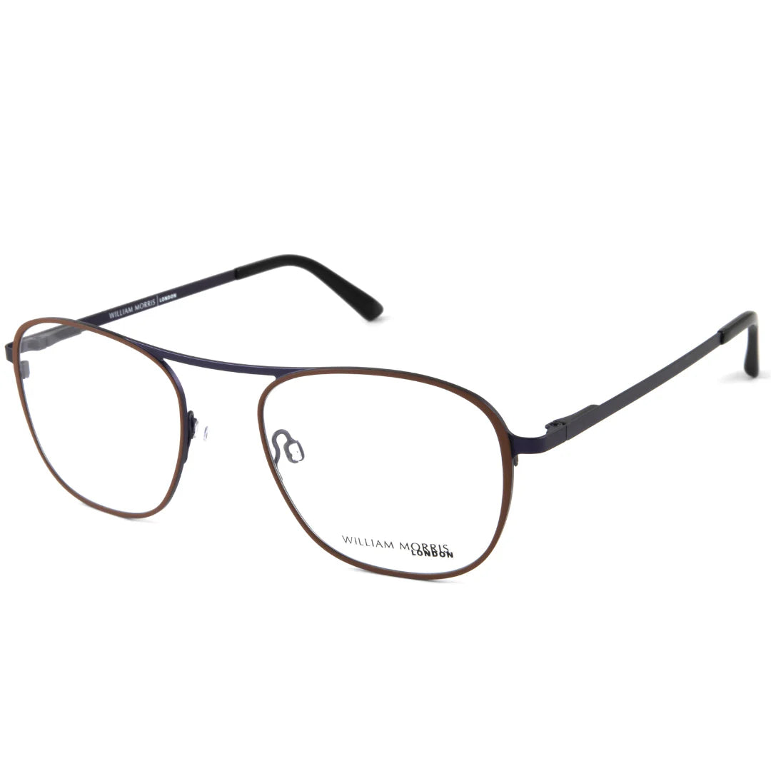 Brown Transparent Full Frame Oval Eyeglasses WM50133