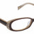 Brown Transparent Full Rim Oval Eyeglasses LL111