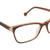 Brown Transparent Full Rim Rectangle Eyeglasses LL180