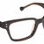 Brown Transparent Full Rim Square Eyeglasses LL129