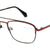 Burgundy Full Rim Square Eyeglasses A3210