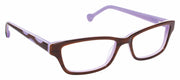 Transparent Full Rim Rectangle LL132 Eyeglasses