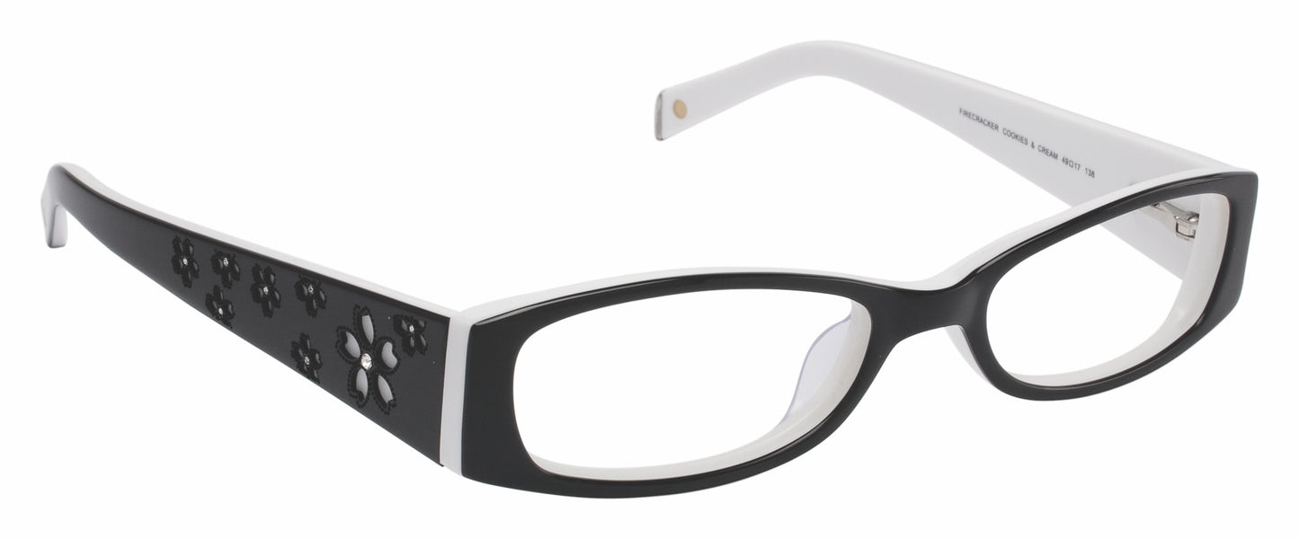 Transparent Full Rim Oval LL103 Eyeglasses