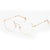 Gold Full Rim Oval Eyeglasses BLBRIDGET