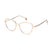 Gold Full Rim Oval Eyeglasses BLCATHERINE