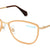 Gold Full Rim Oval Eyeglasses E1188